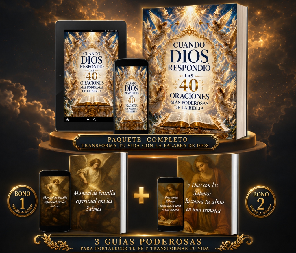 Paquete Completo Cuando Dios Respondió y Bonos