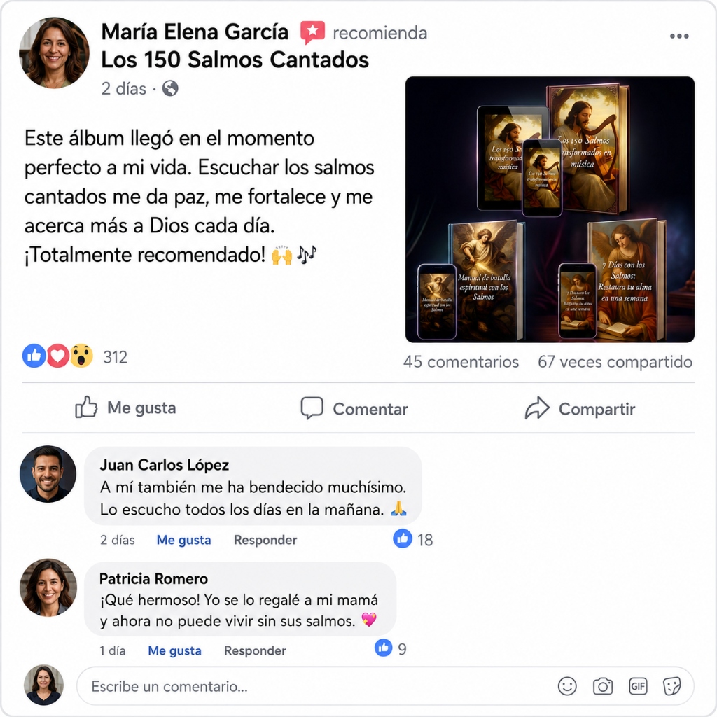 Testimonio en Facebook
